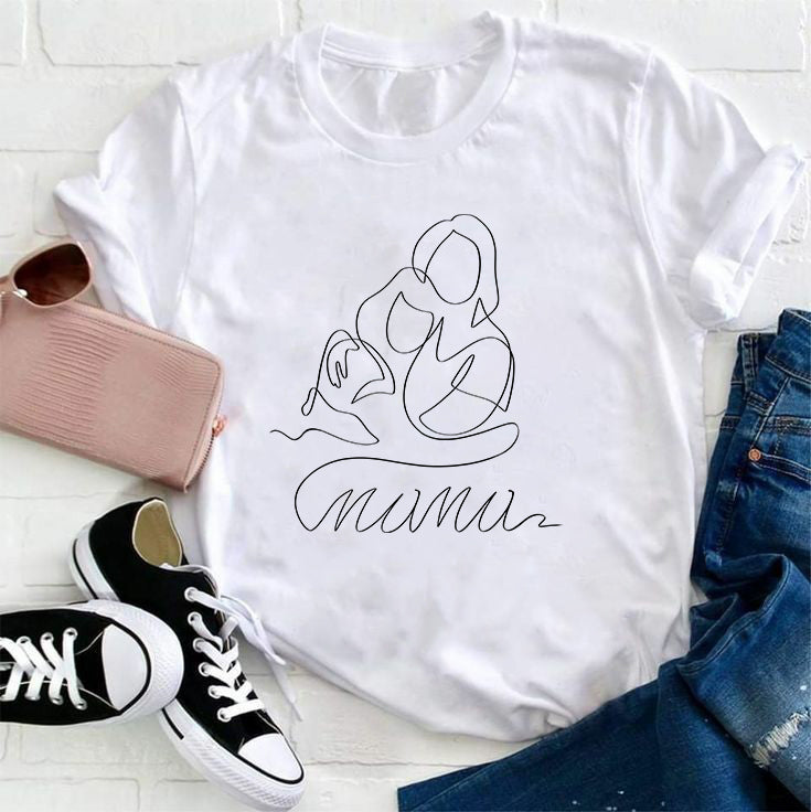 Mama line art