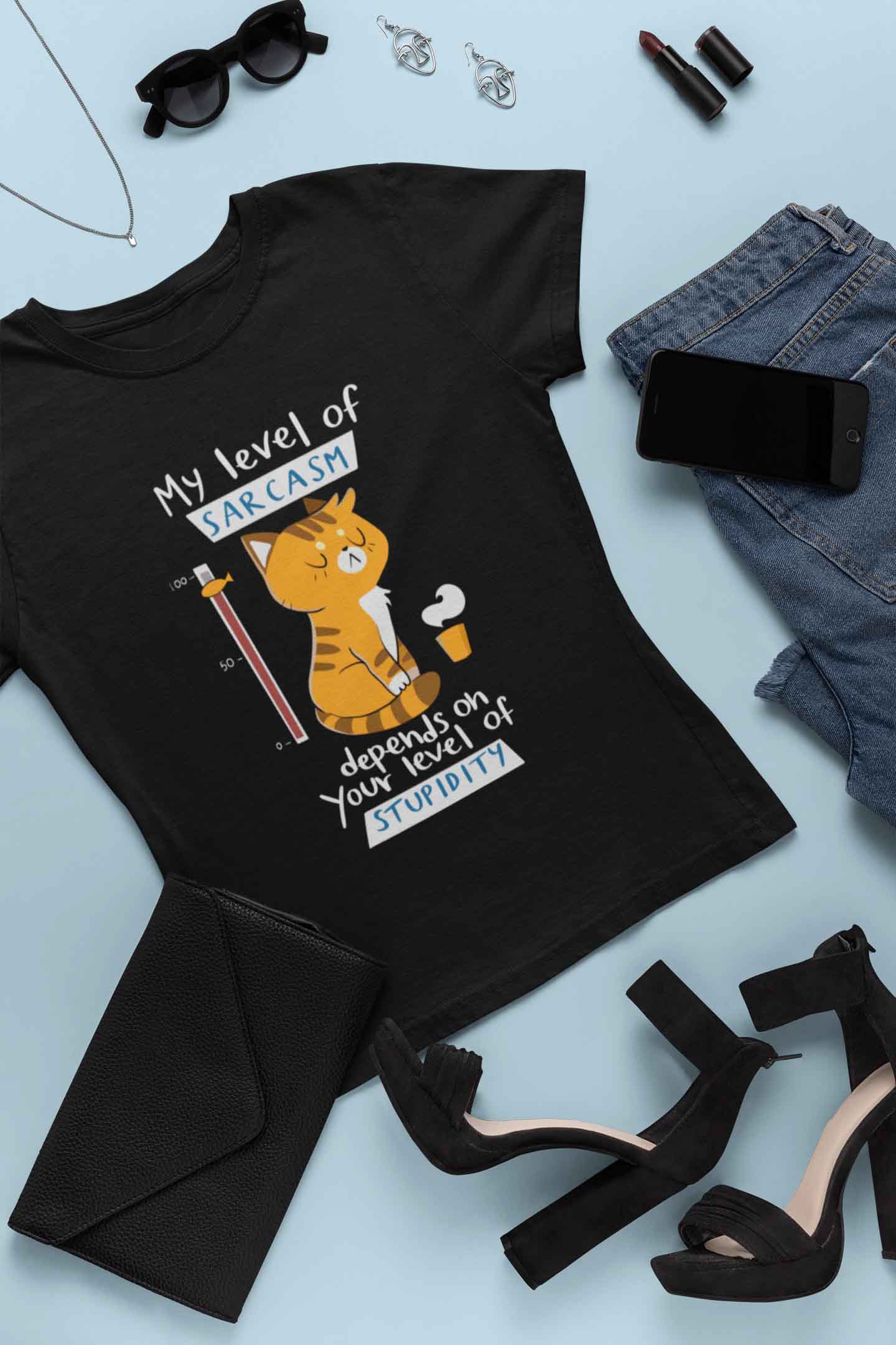 Majica Mačka sarkazam