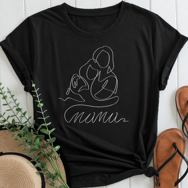 Mama line art