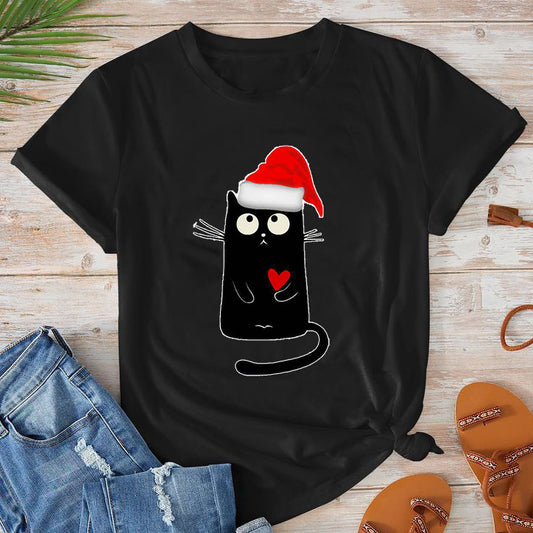 Majica novogodišnja maca