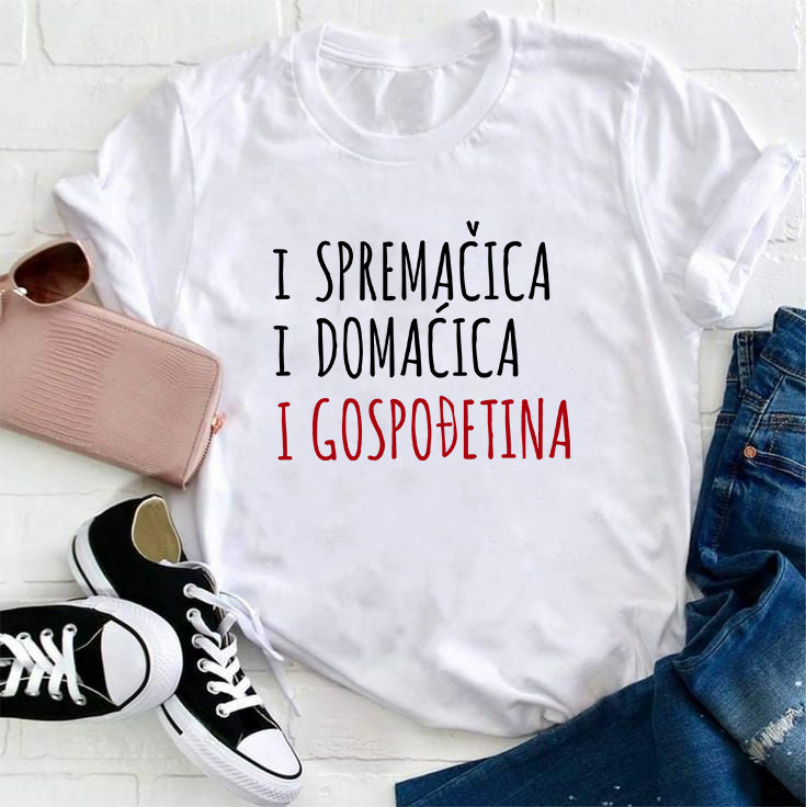 Majica spremačica, domaćica, gospođetina