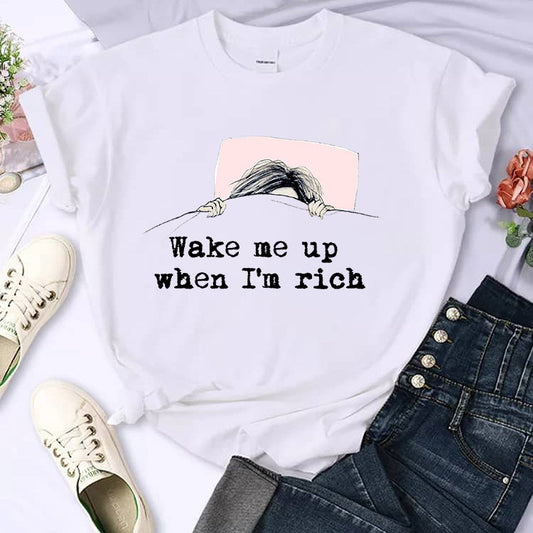 Majica wake me up when I m rich