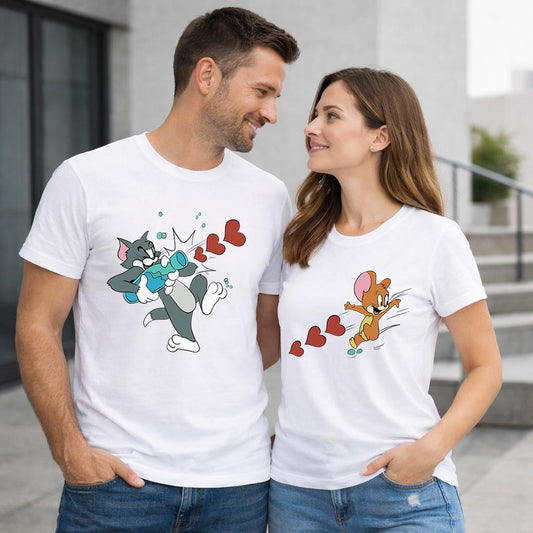 Majice za parove Tom i Džeri